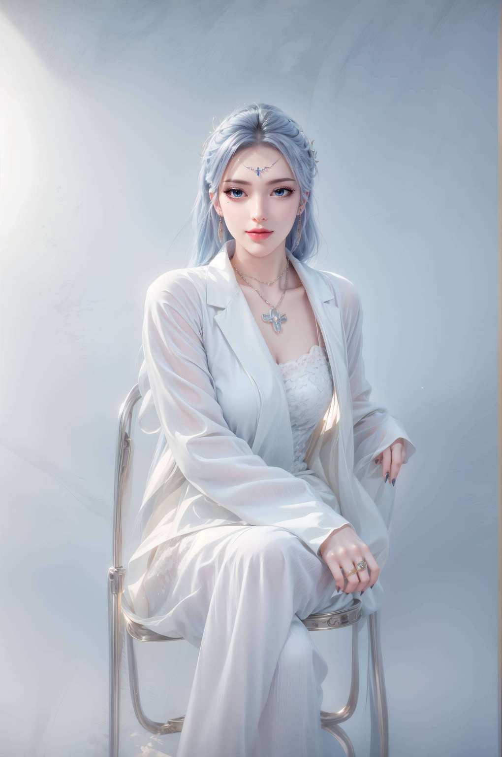 这位国漫女神的倩影咱们只负责欣赏这位国漫美女的风采即可