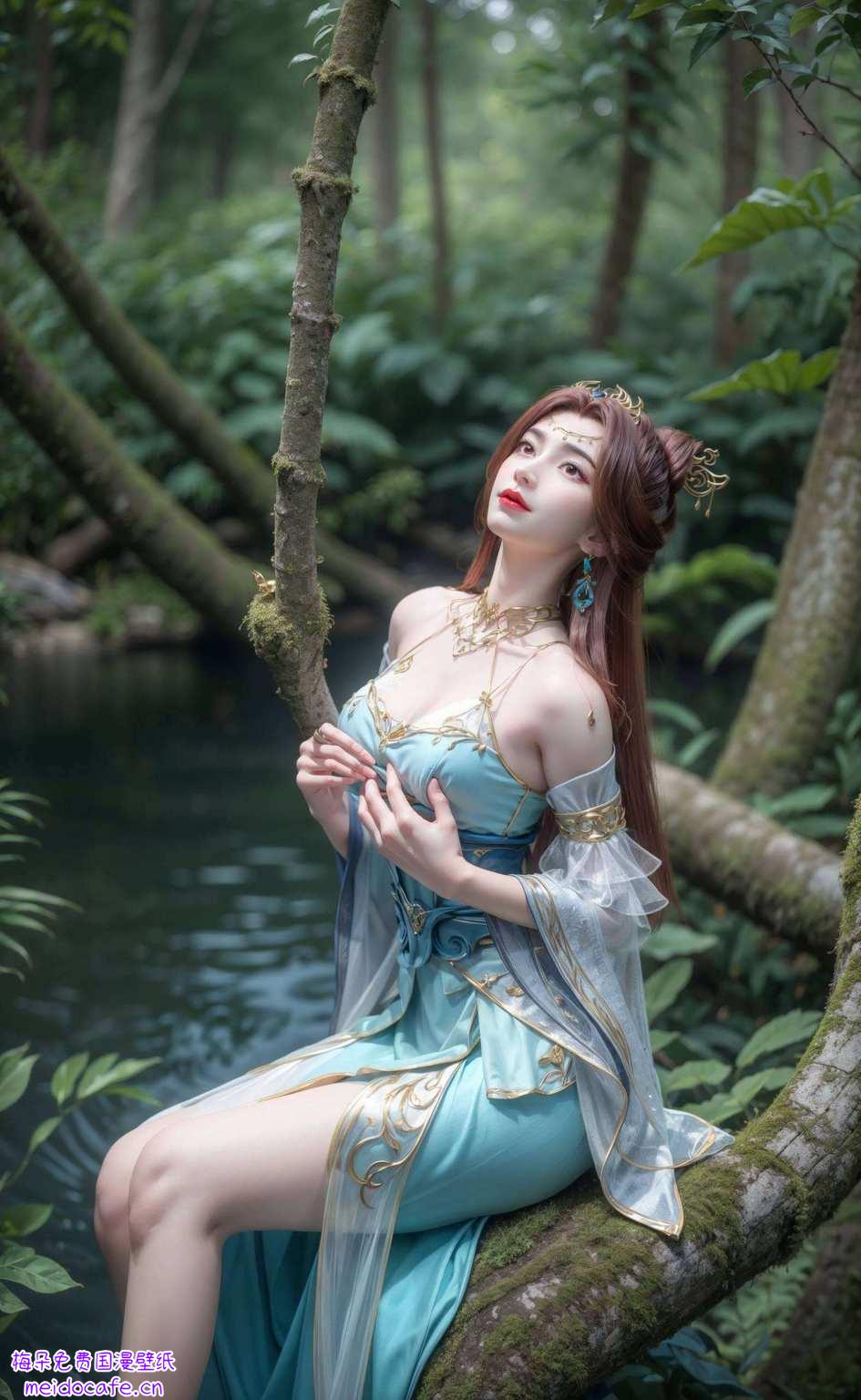 今天给大家带来一款超级养眼的国漫壁纸！这就是百炼成神中的女神级角色——苏灵韵的动态高清竖屏壁纸！这可不是一般的壁纸哦嘿