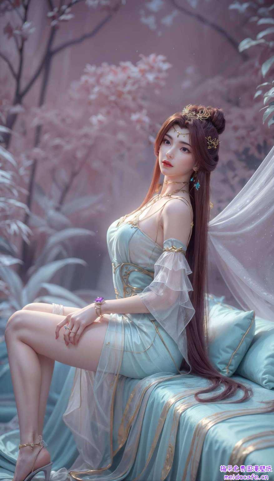 她的魅力无需言语便足以让人沉醉于那玄幻世界