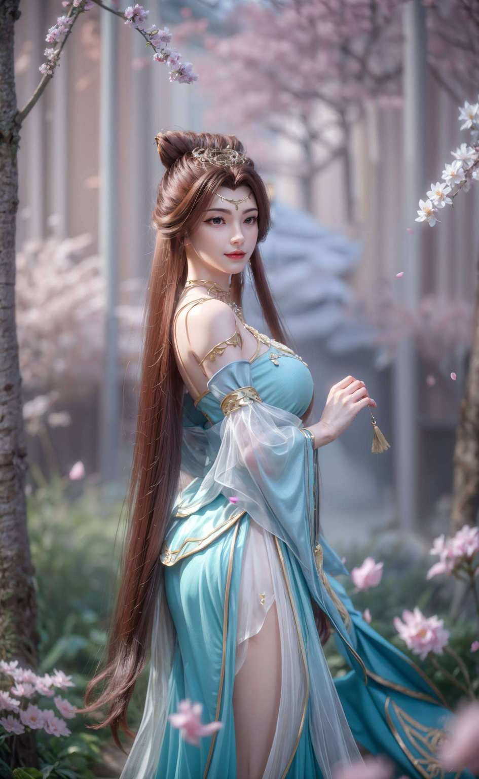 是玄幻故事里的女神不禁沉浸在这段动态壁纸的绚丽之中