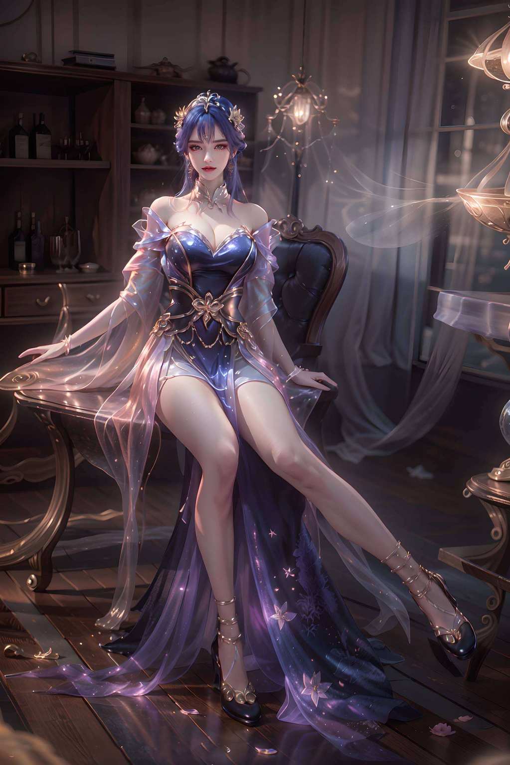 身披星辰斗篷玄幻风满满哦！什么？你问他是男是女？哈哈