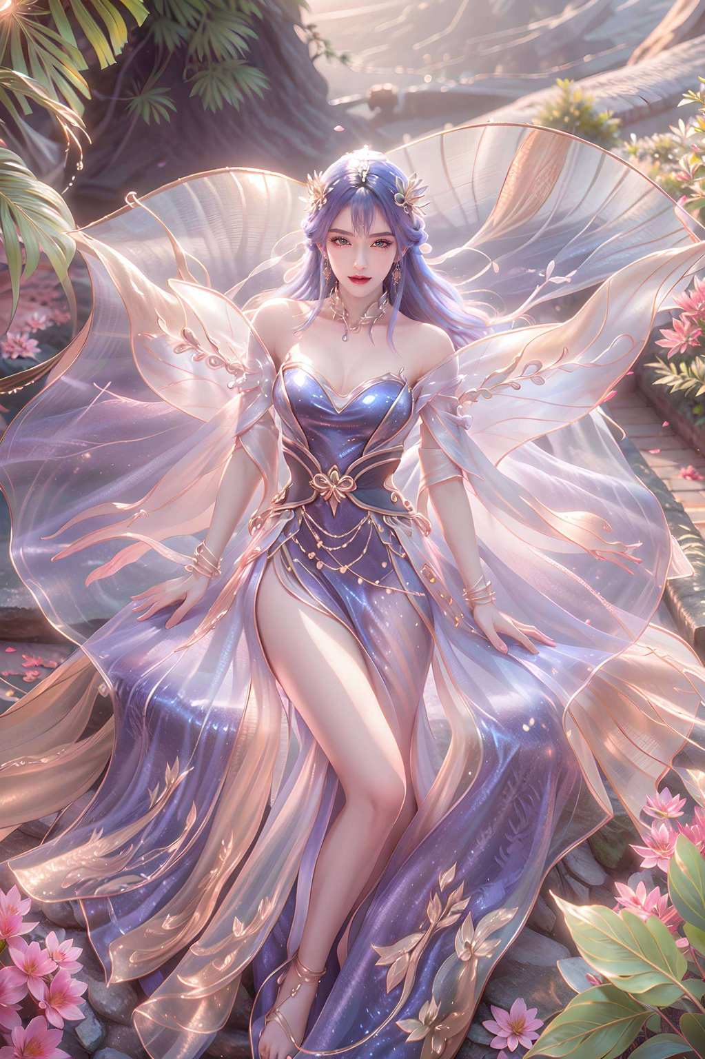 这位国漫女神般的角色不仅拥有百炼成神的气度