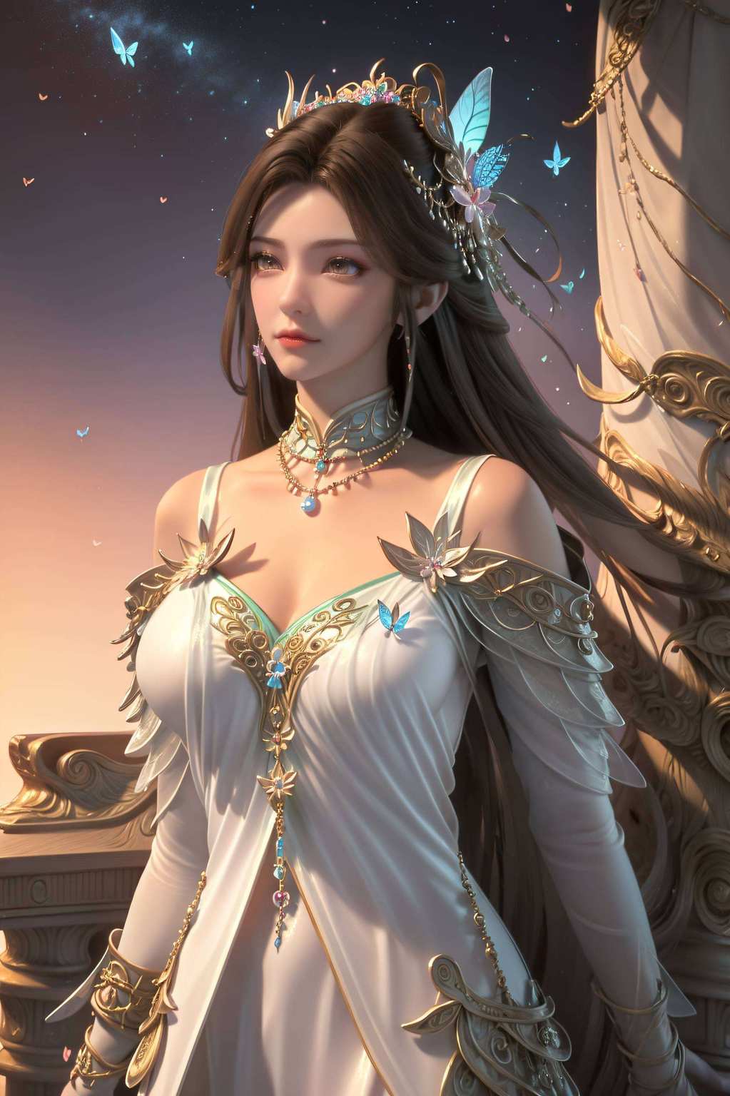溪幼琴那双明亮的眼睛守护着这份美好