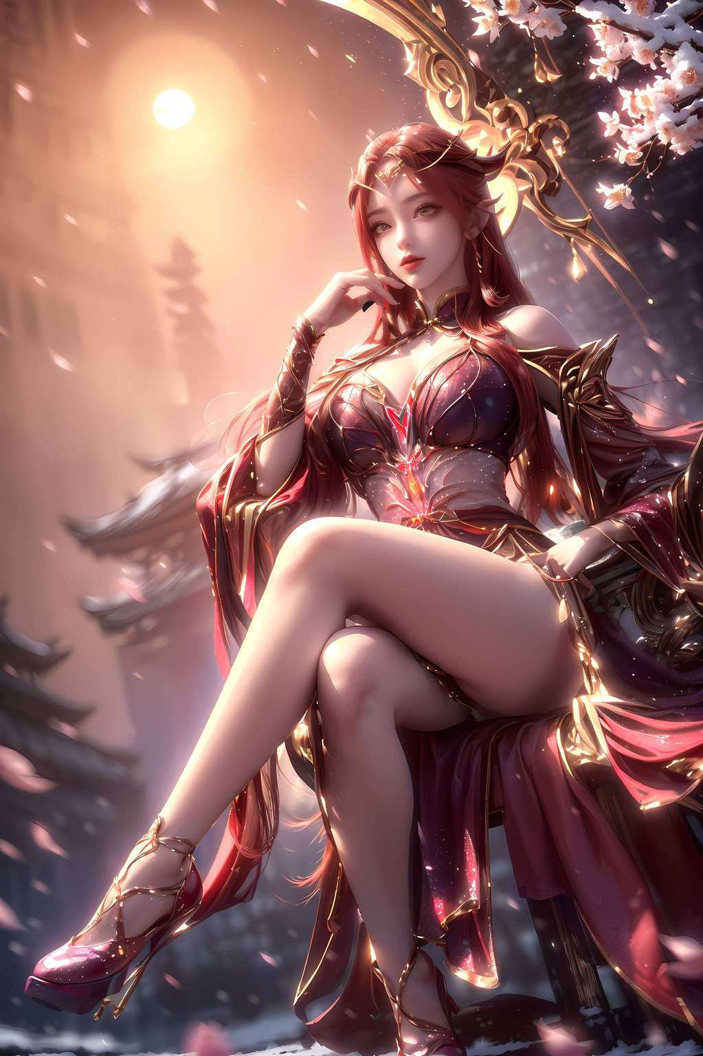 这不只是一张壁纸这位妖兽都市的神秘女神