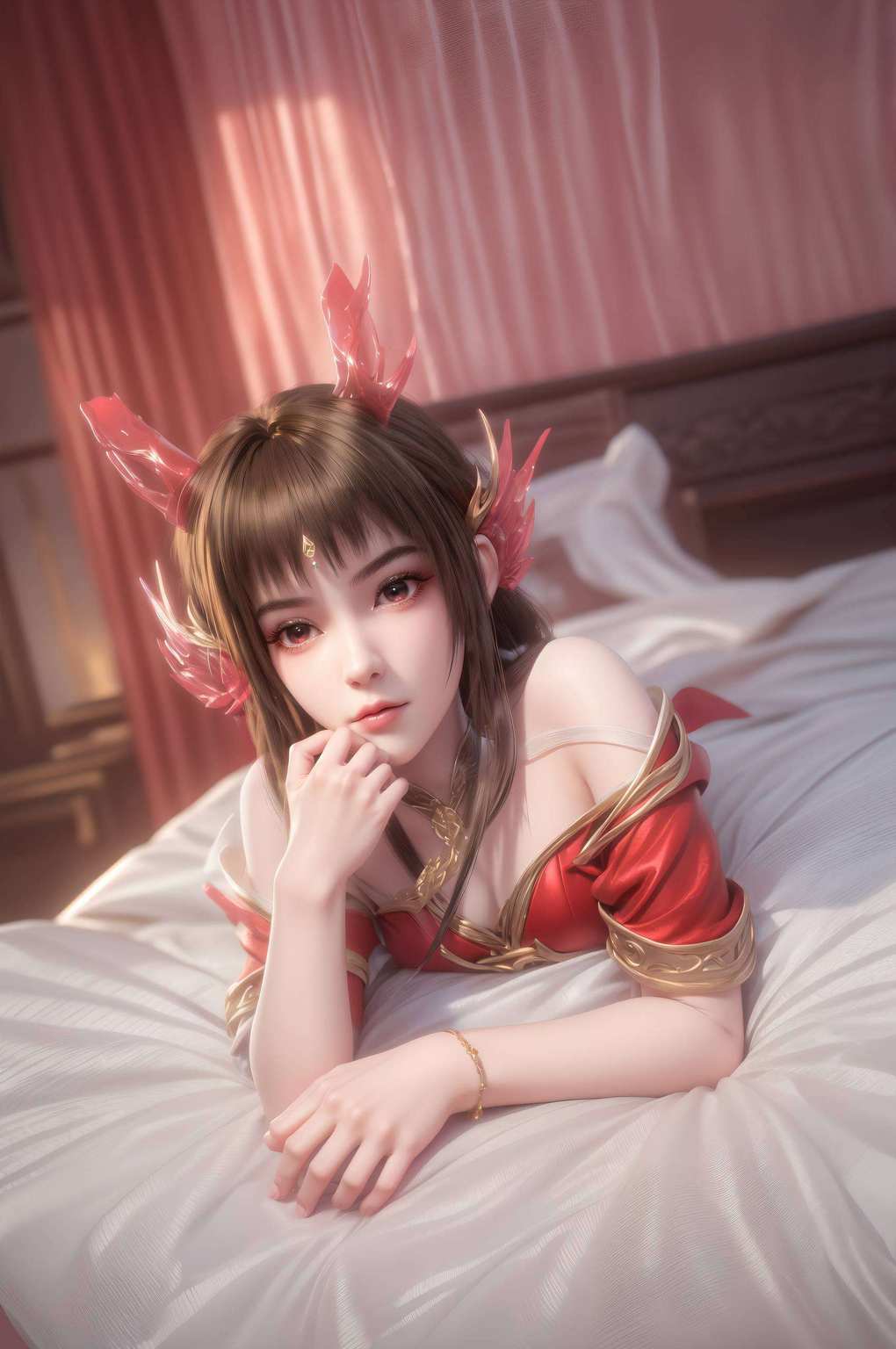 带你领略玄幻世界的绝代佳人国漫之美绽放光彩；百炼成神