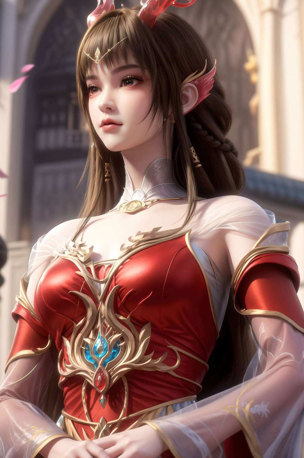 今天给大家带来一款超级养眼的AI生成素材——雪落云庭壁纸！这可不是一般的壁纸哦它是融合了国漫与动漫元素的宽屏壁纸