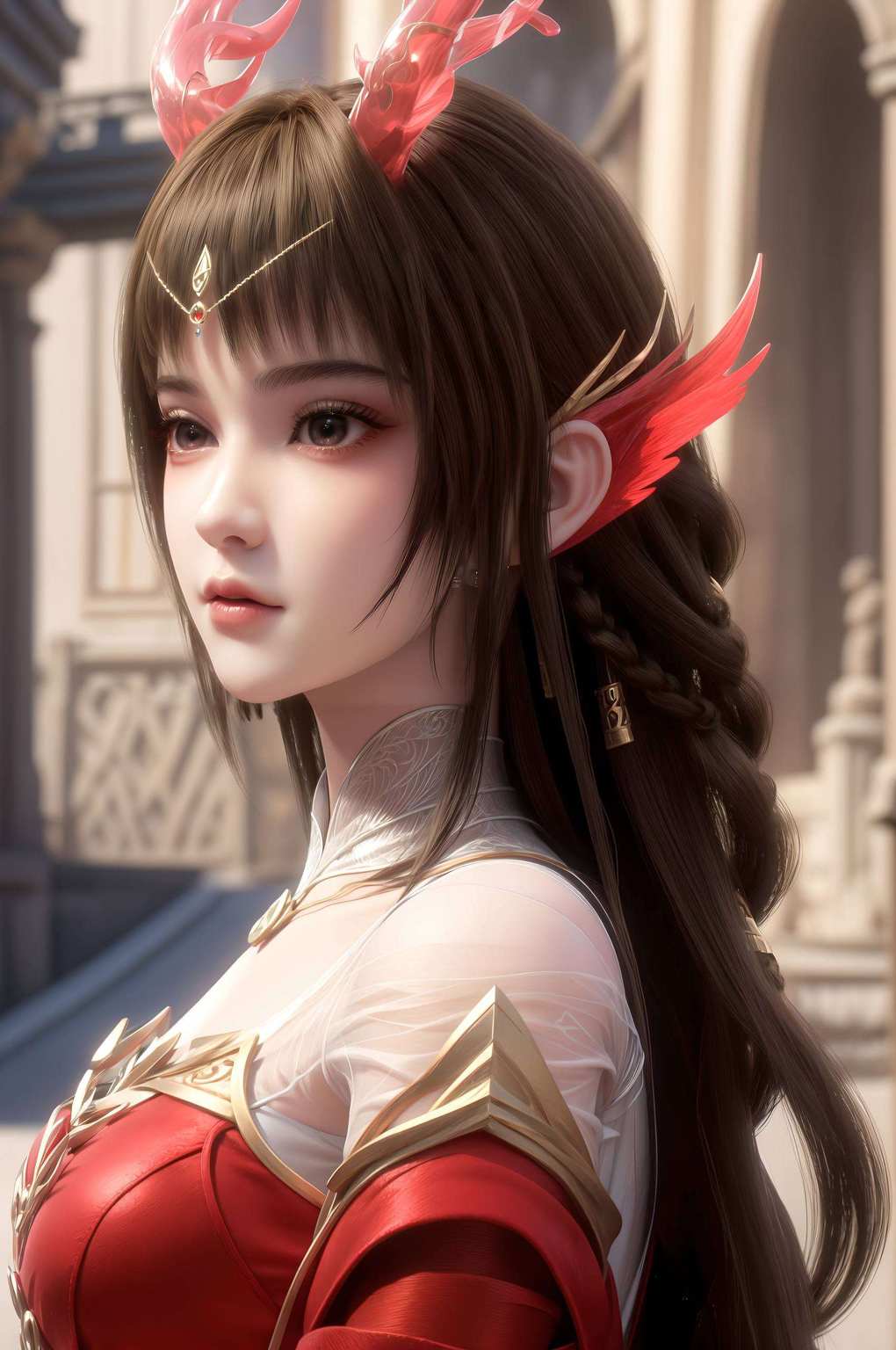 映百炼成神之境动漫女神笑语盈盈