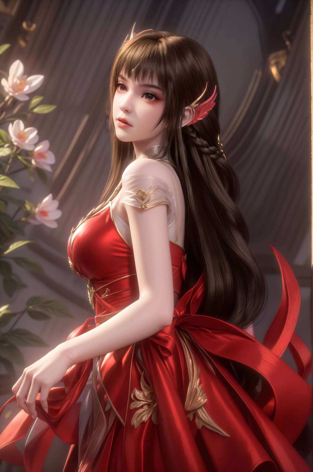 今天给大家带来一场视觉盛宴——云落壁纸竖屏图片大全！这可是百炼成神的国漫女神云集的地方哦！嘻嘻右边那位笑容甜美的妹妹
