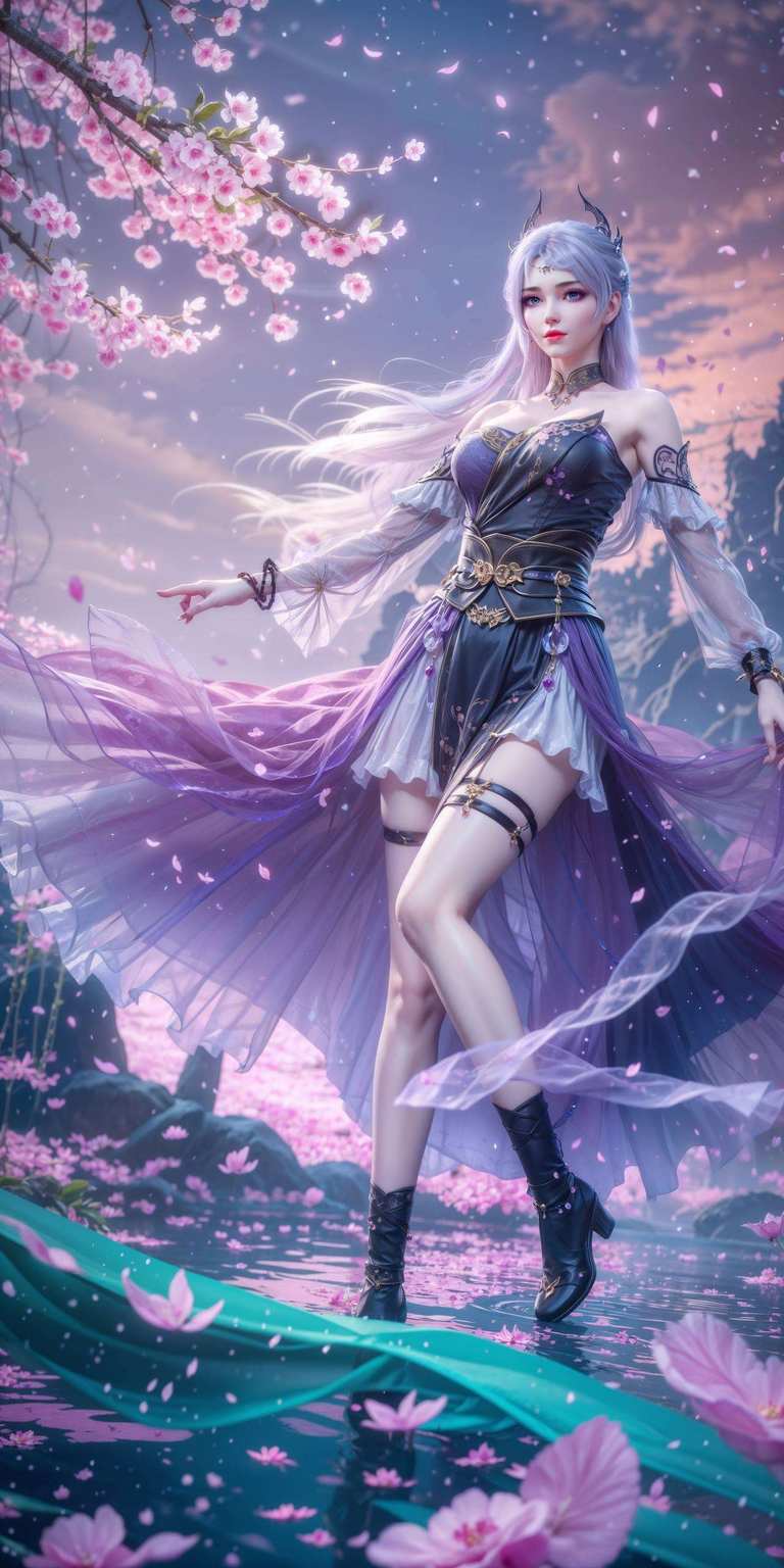 丽影焯焯颇好翰墨丹青之艺