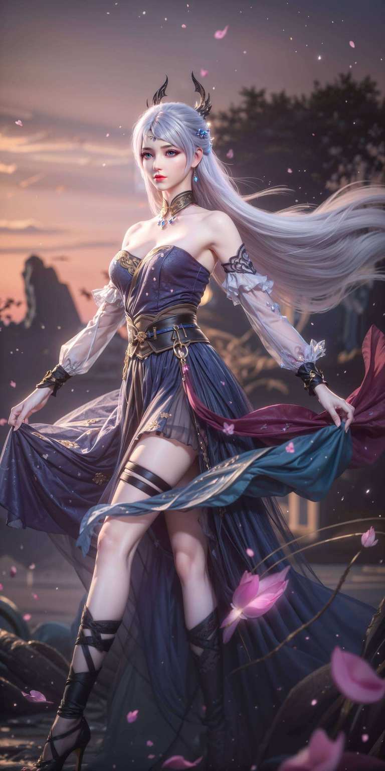今天给大家带来一款超美的国漫壁纸——洛璃！她是大主宰里的女神级角色那身材壁纸图片高清大图