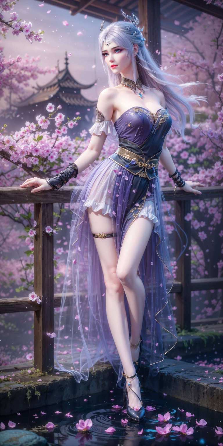丹青描绘美丽影映屏宽