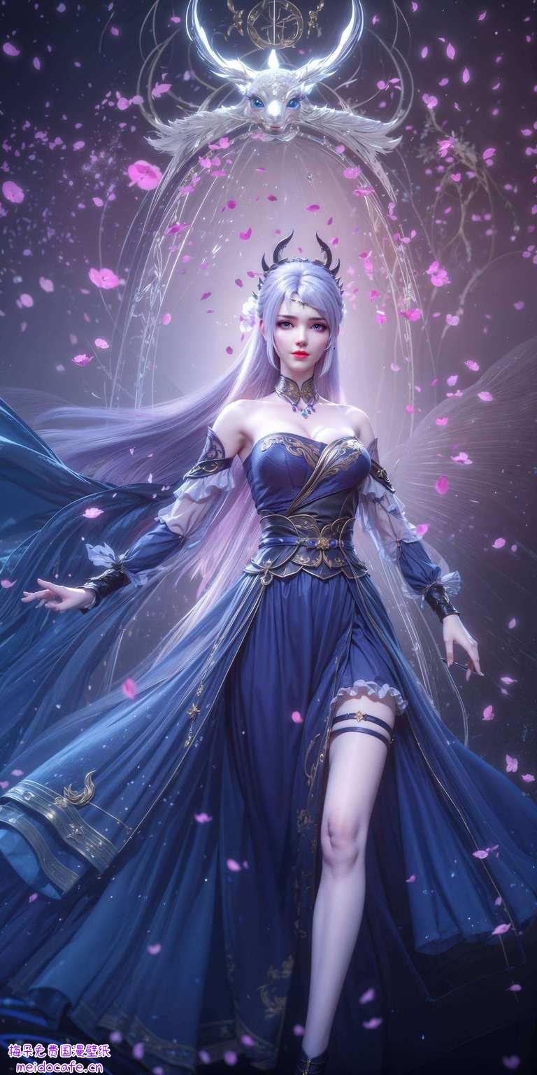 嘿融合了国漫女神的独特魅力和玄幻元素