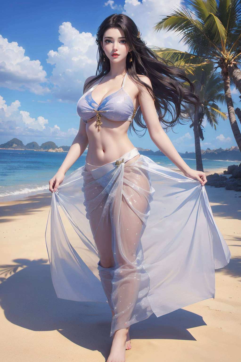 玄幻世界中的每一次凝眸动漫美女的魅力绽放光彩