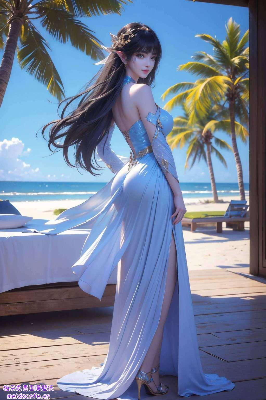 凤清儿的美貌和气质让你一开机就能领略到她的风采