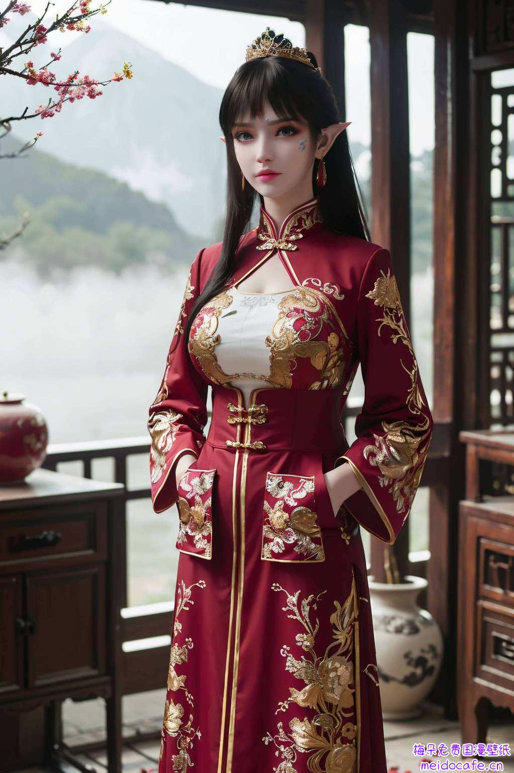 翩若惊鸿斗破苍穹中天妖凰族之女神也