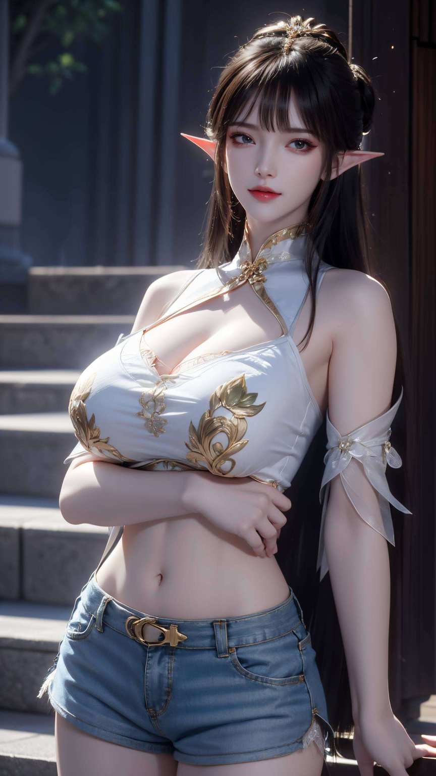 凤清儿宛如破碎的星辰