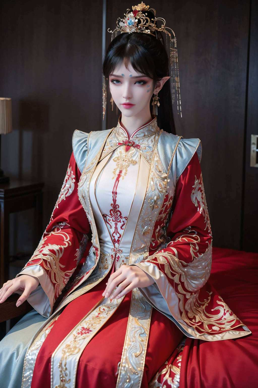 婉约佳人遂以画笔录之