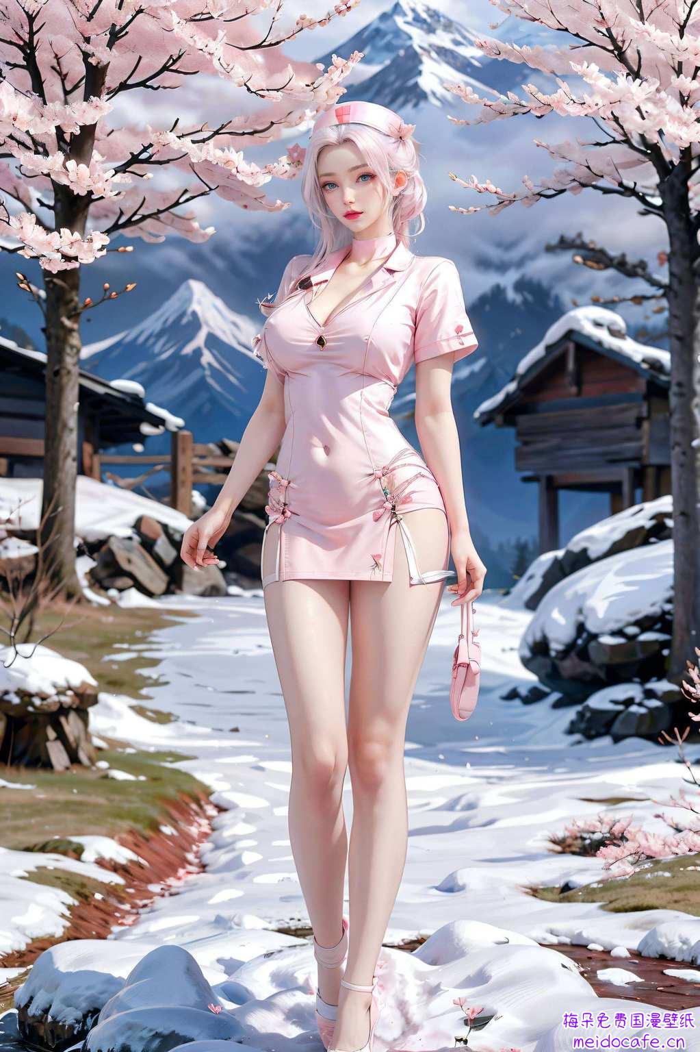 典型的韩系女神甜美中还带着点调皮捣蛋的劲儿