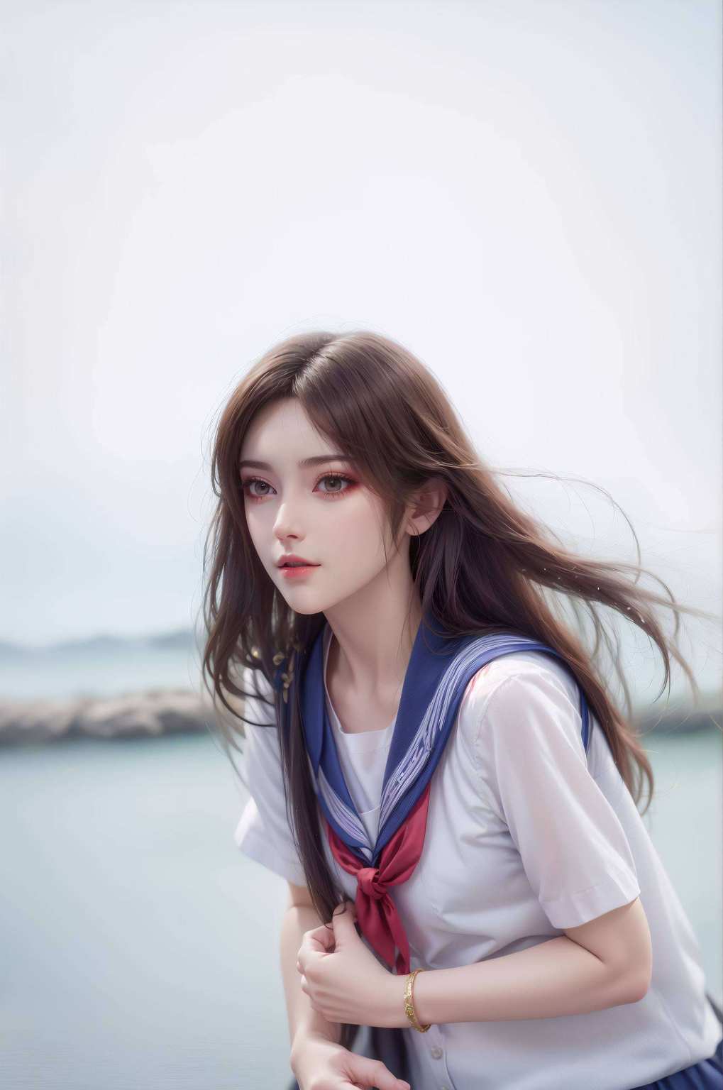 仿佛被ai精准捕捉你的笑容里洋溢着动漫女神的魔力