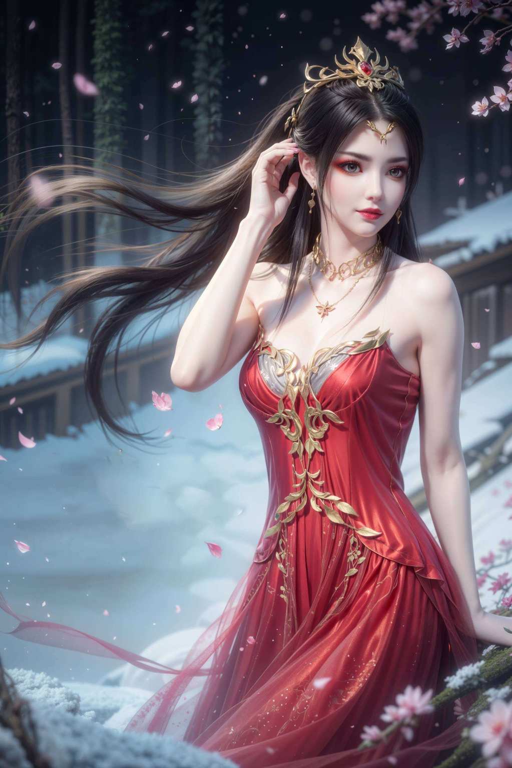 斗破苍穹中的美杜莎那冷艳霸气的蛇女