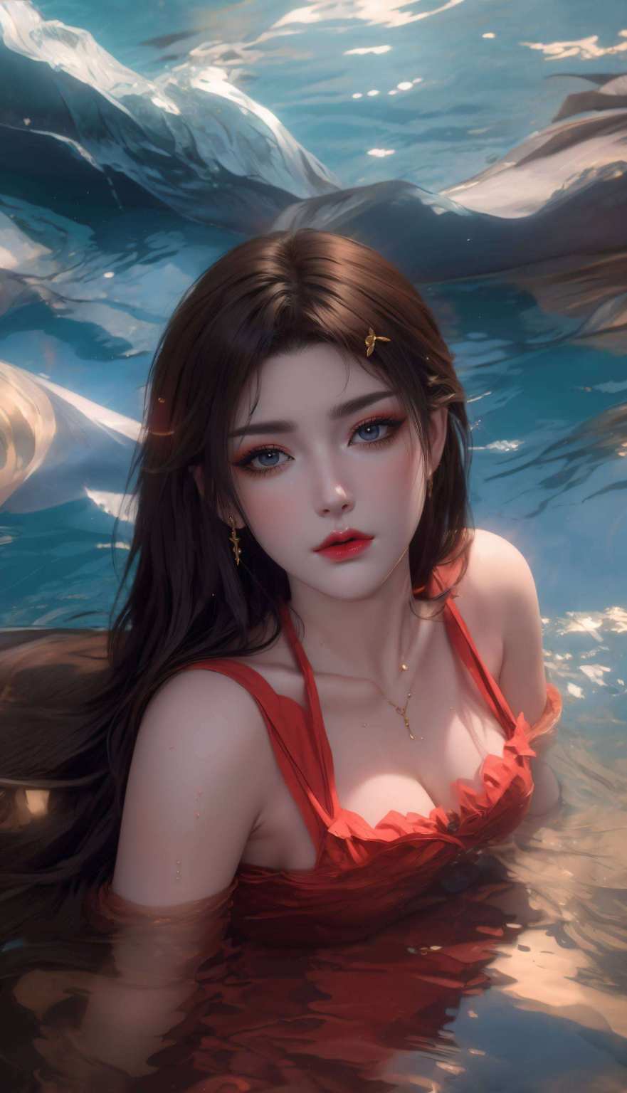让你电脑桌面瞬间玄幻升级！谁说美女只能用来欣赏？美杜莎这小姐姐彩鳞闪耀、眼神犀利