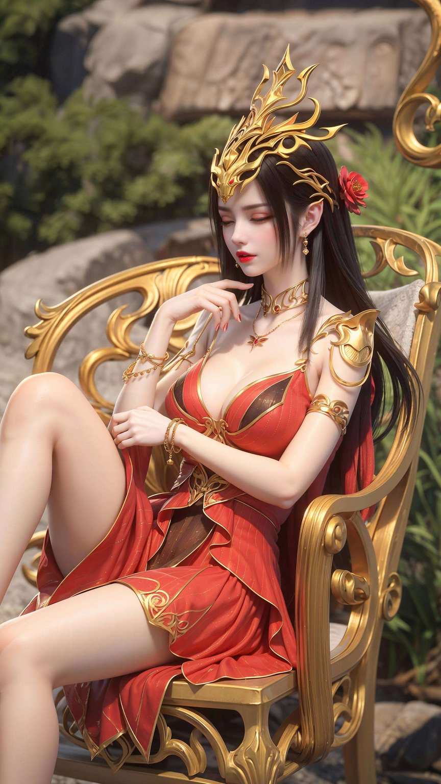 美杜莎以其独特的魅力捕获了无数目光在绚烂的玄幻世界里