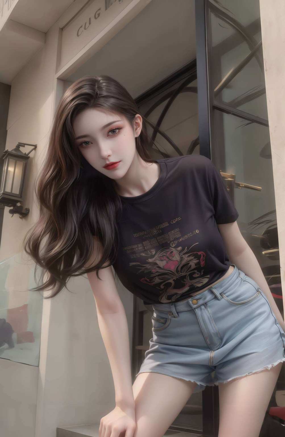 每一次凝视她是七彩吞天蟒的化身