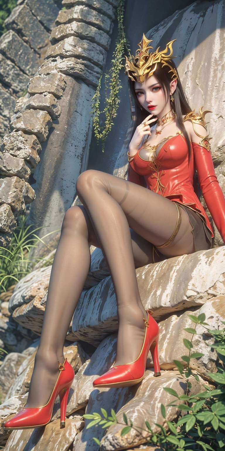 美杜莎凝眸黑丝萦绕