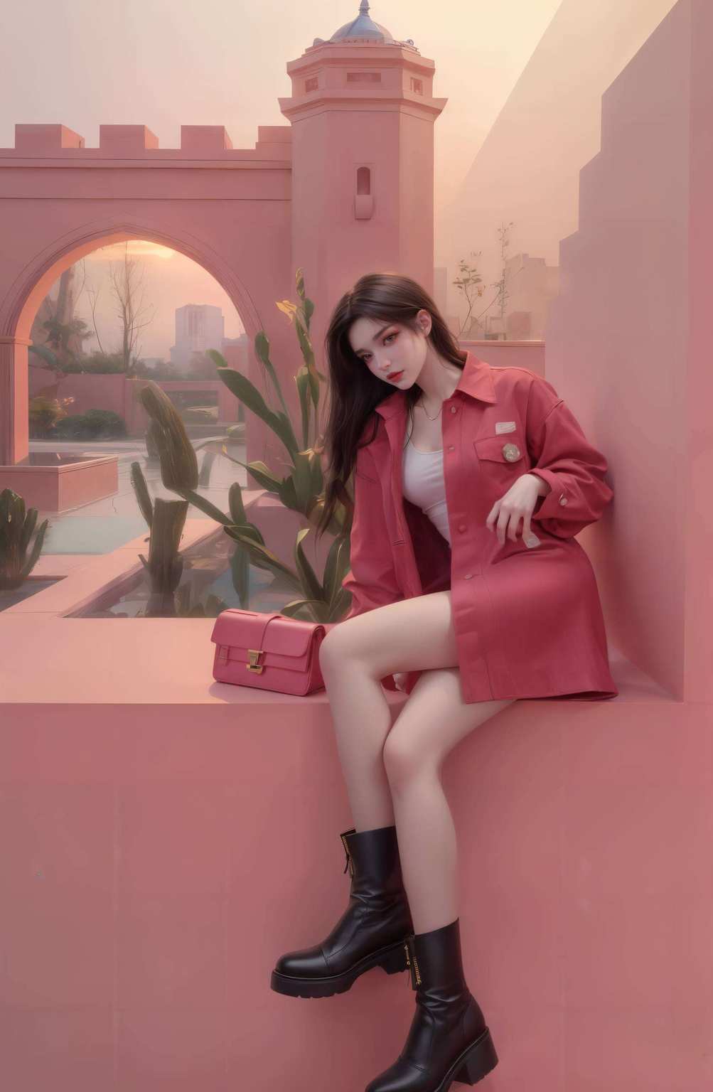 吞天蟒舞动漫美女