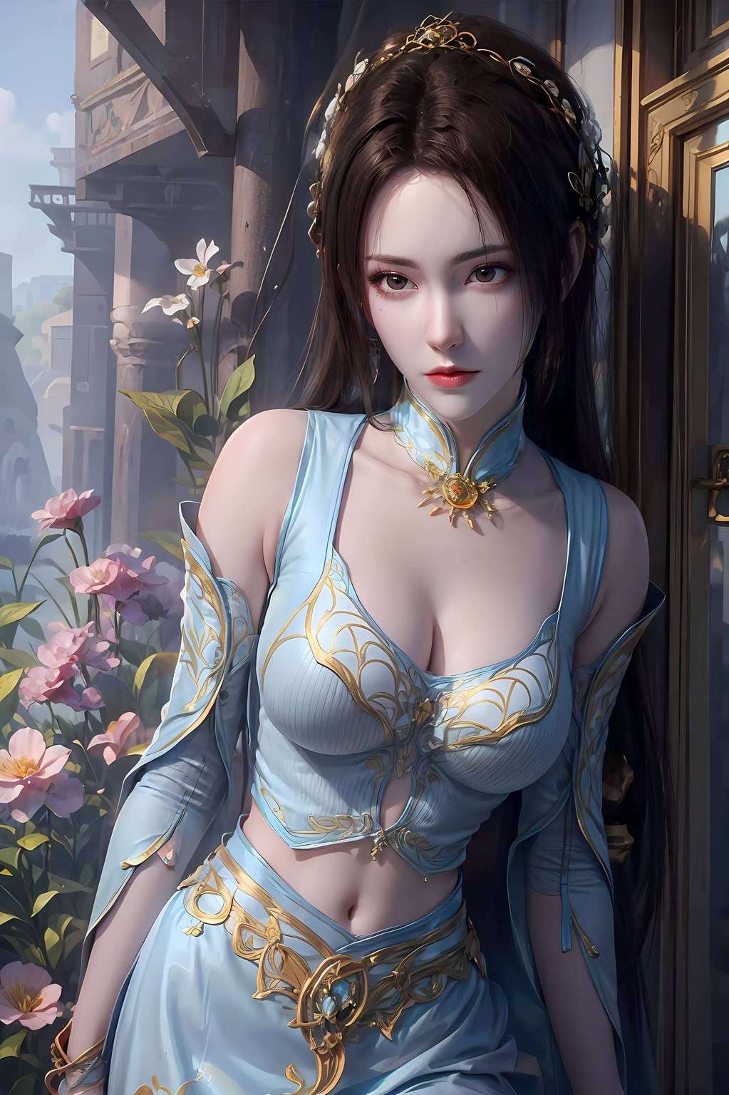纳兰嫣然翩翩起舞于斗破苍穹之际美不胜收