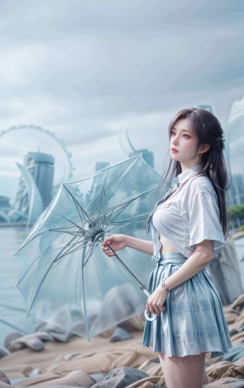 快来感受一下这股国漫女神的魅力吧！今儿个给大家带来点新鲜货色——萧薰儿建模壁纸高清图