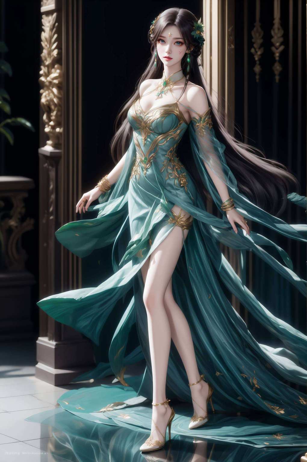 如同《斗破苍穹》中的熏儿又不失少女的柔美风姿