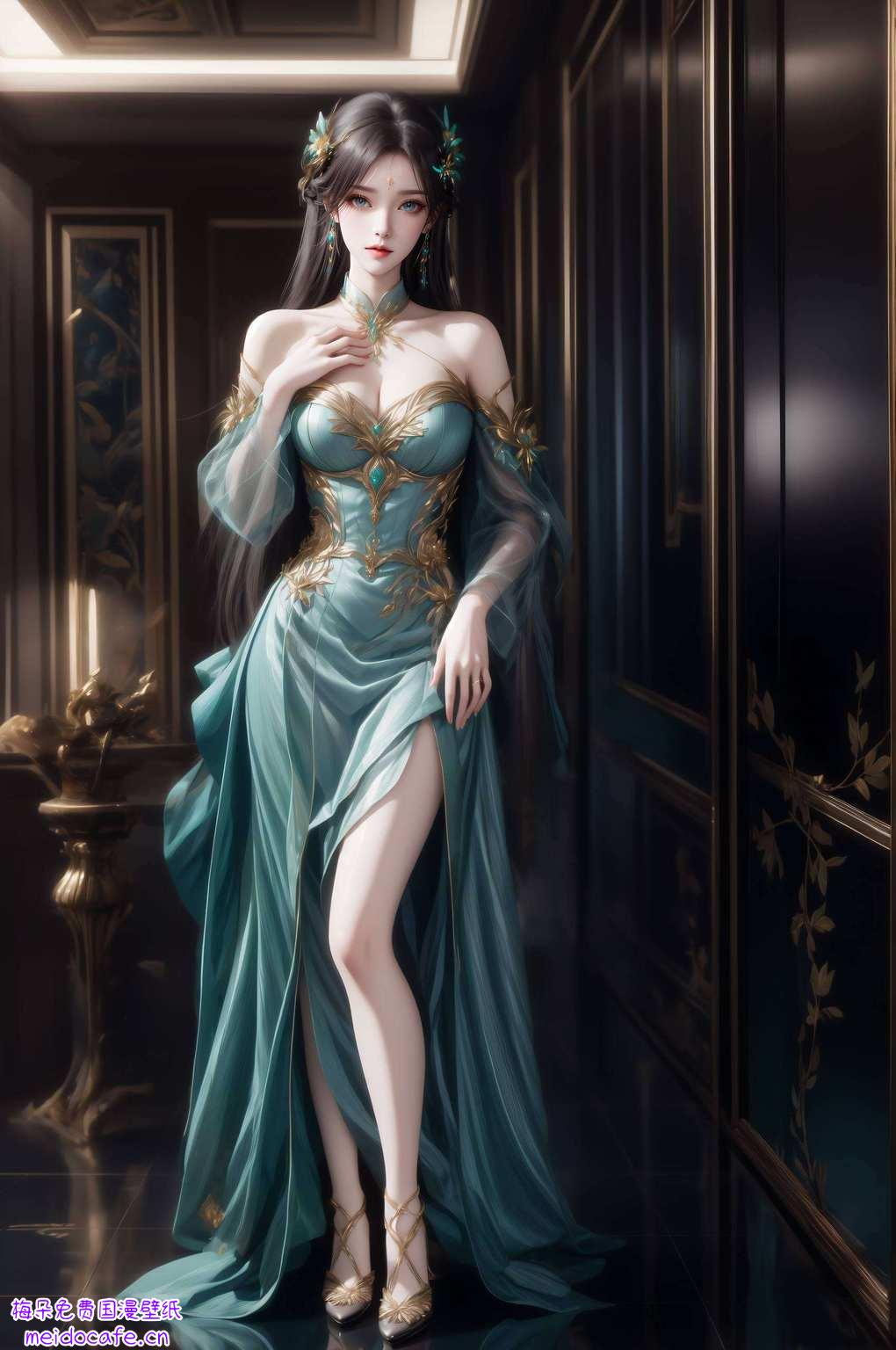 成为了无数动漫迷心中的梦幻女神如今化身为电脑屏幕上的视觉盛宴