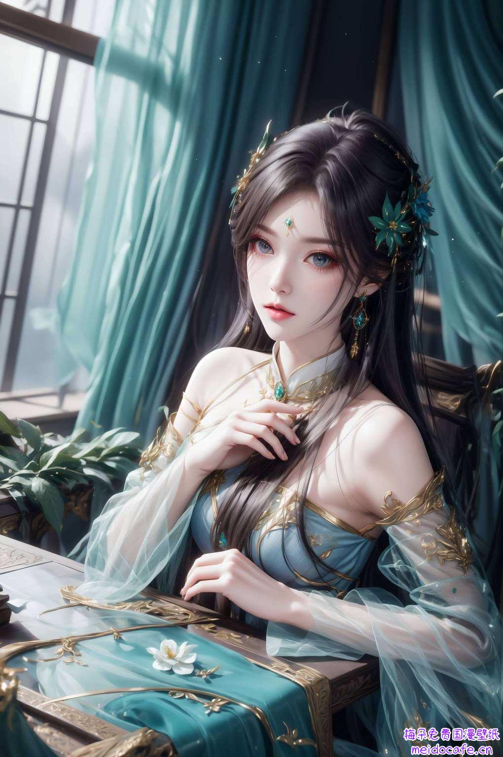 选这款古族风满满的壁纸就对了！国漫美女想要一开机就看到这位美得不可方物的熏儿妹妹