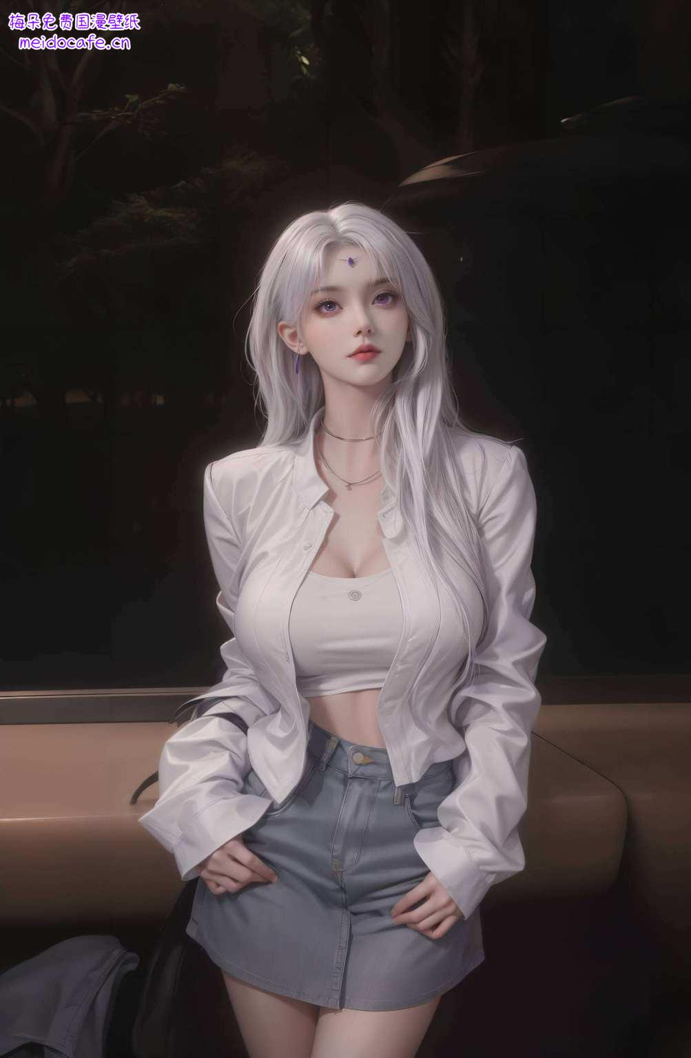 是不是很激动？哈哈保准你心情好到爆棚！这等国漫女神壁纸