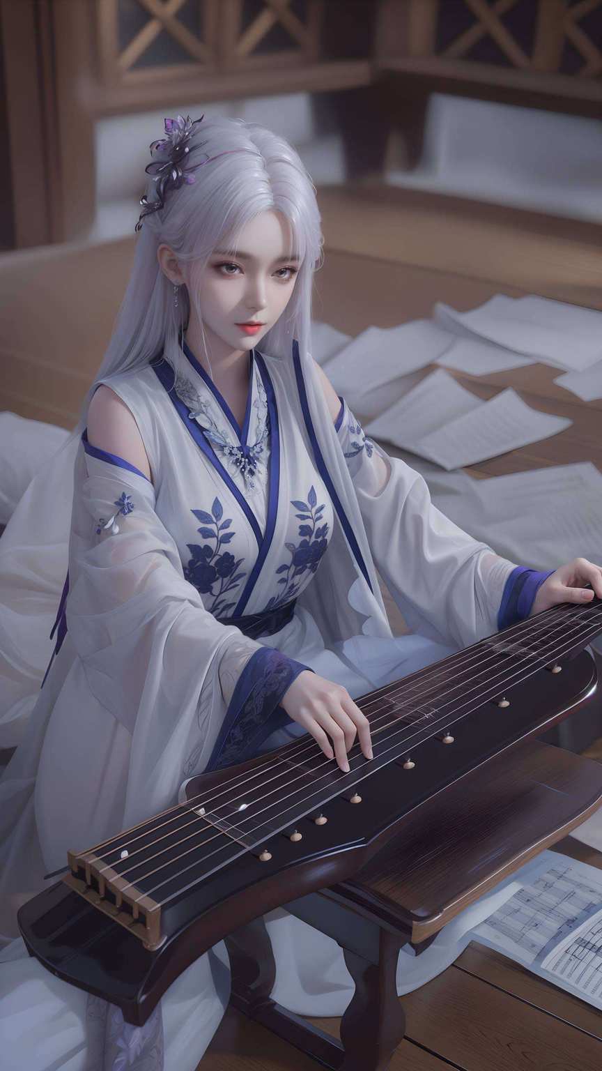 今天给大家介绍一款神秘兮兮的宽屏壁纸——小医仙版！这位戴着面纱的国漫女神简直让人忍不住想戳屏幕抱回家！快来感受一下这股玄幻魅力吧！😉🎉