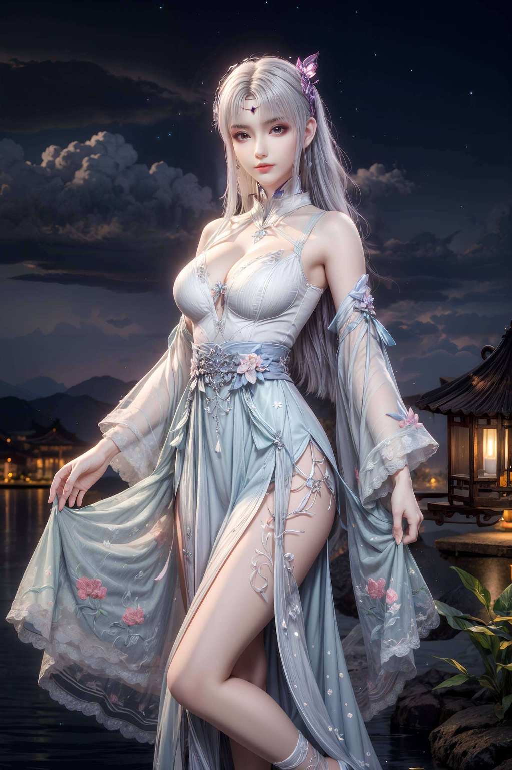 毒体发作也挡不住她的美哦！哈哈那可是斗破苍穹里的国漫女神