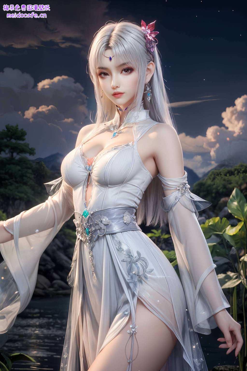 两大美女齐聚一堂双重美感冲击