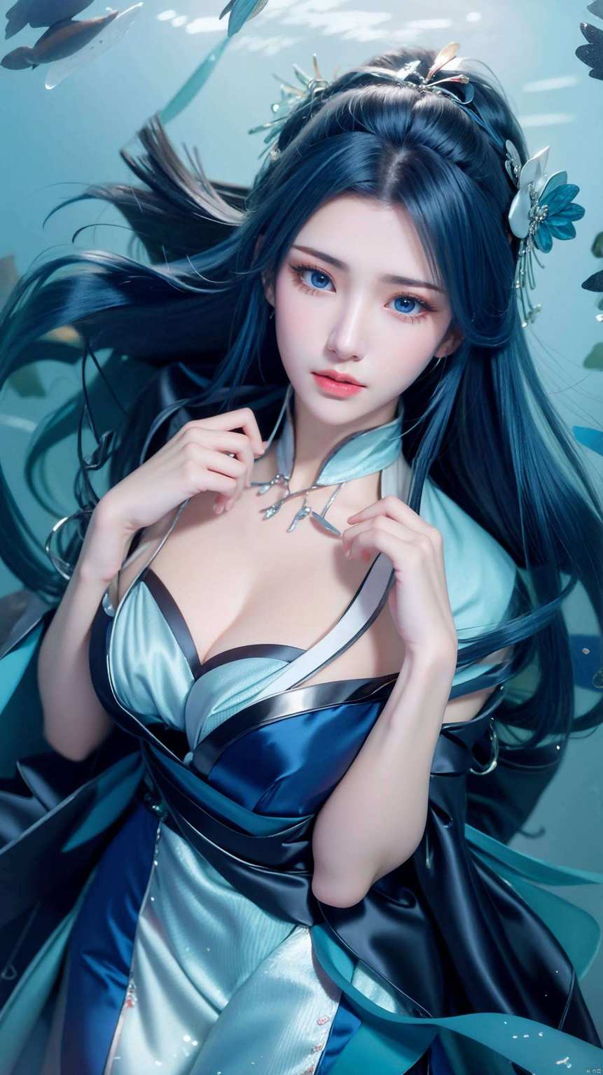 她的每一次现身一袭紫衣