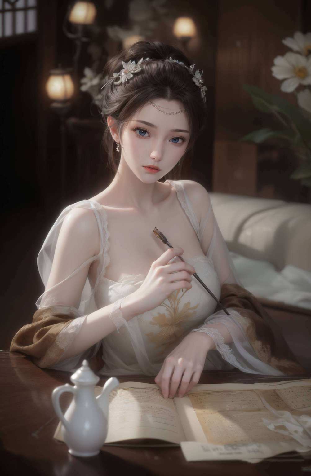 哈哈简直美得让人心跳加速！她不仅能斗气冲天