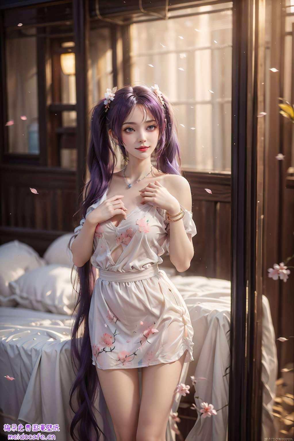 她的全身壁纸成为了无数粉丝心中的梦幻偶像