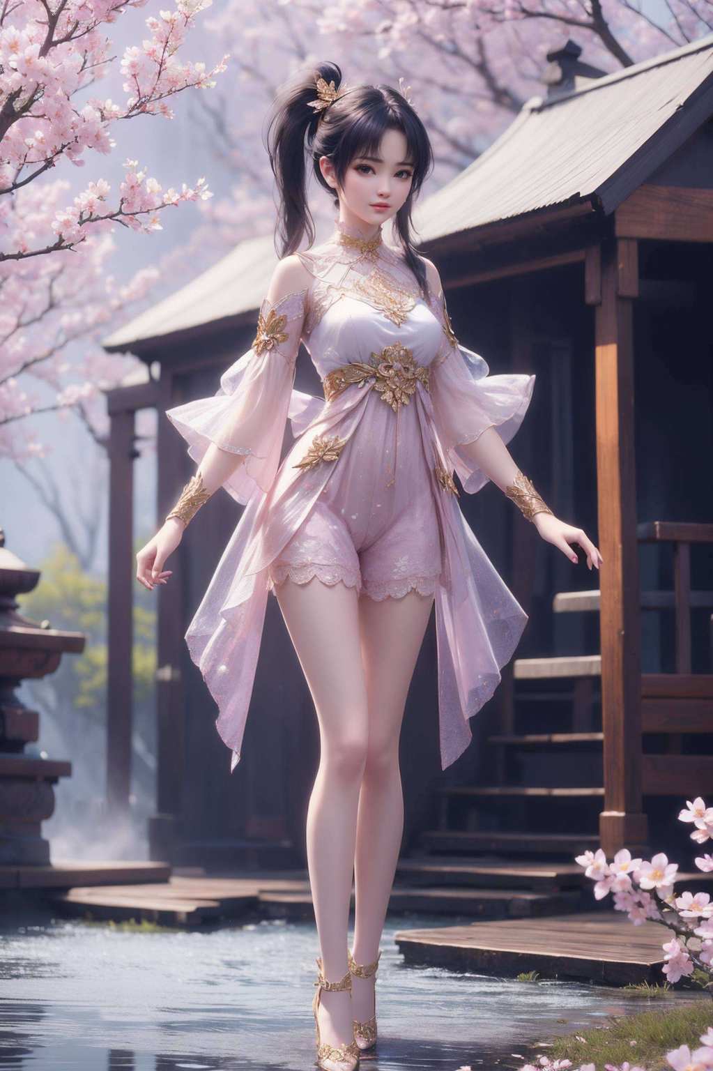 这组壁纸简直美得不要不要的主角是我们的国漫女神紫妍！融合了玄幻元素