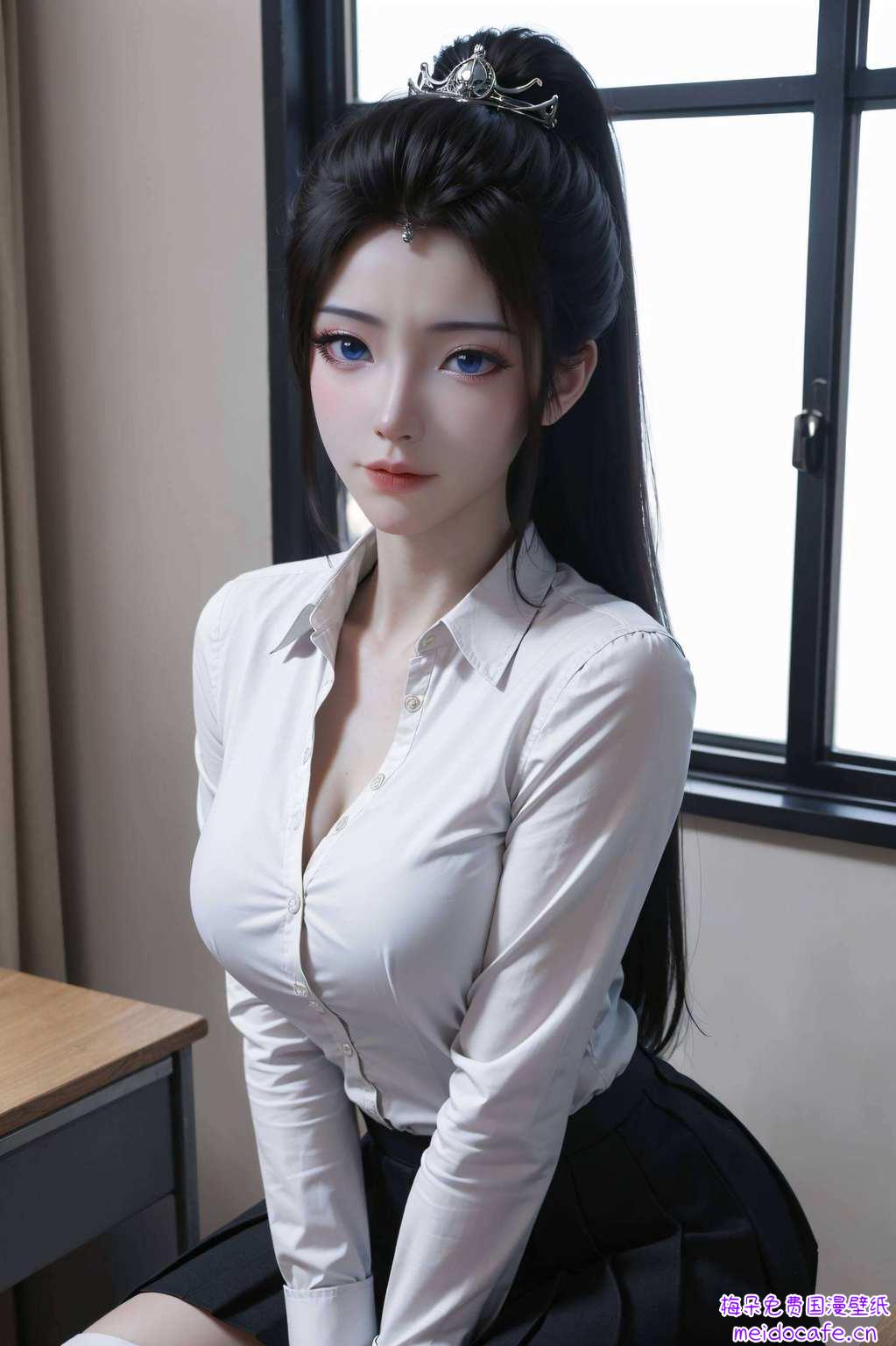 她的玄幻气质见了元瑶壁纸也要自愧不如