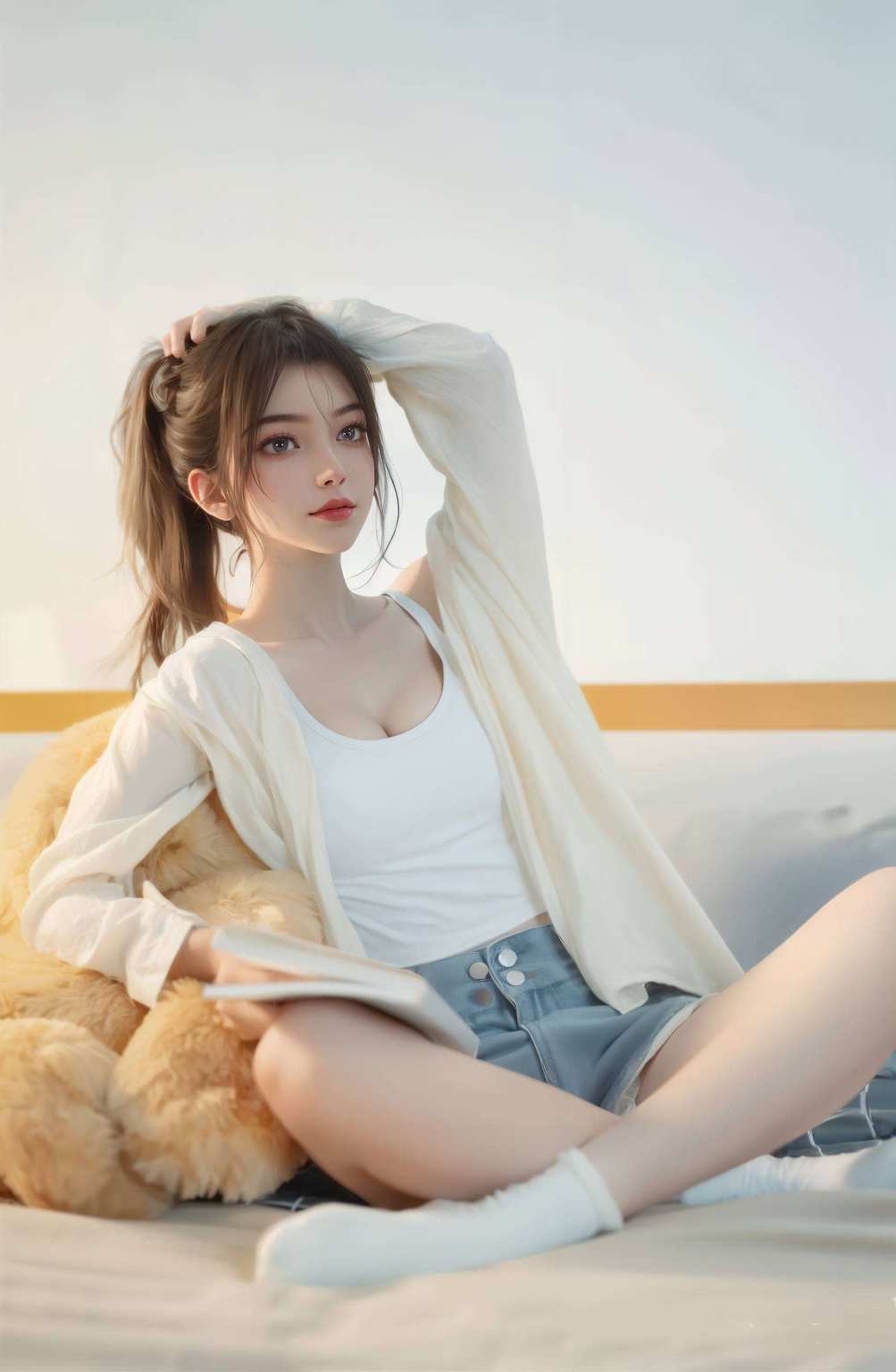 剑来剑影之中化为宁姚壁纸中的灵魂