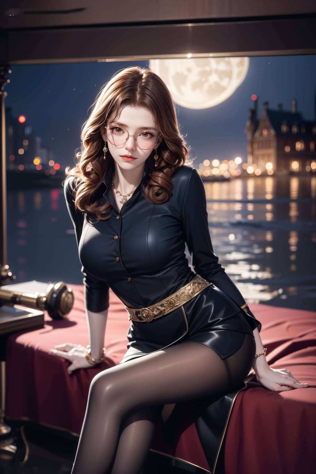 橘子姐展现出她的玄幻风采在这组精心打造的宽屏壁纸中