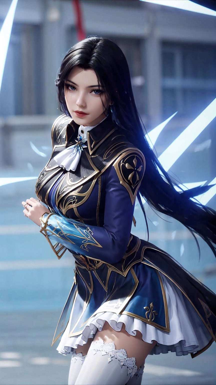 今天给大家介绍一位来自绝世唐门的舞姿翩翩女神——凌落宸！她不仅舞技高超嘿