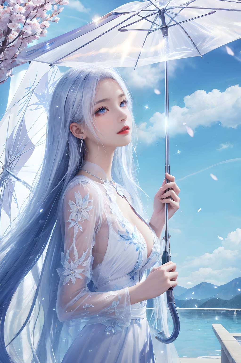 嘿来看看这款绝美的绿色护眼壁纸吧！融合了国漫经典斗罗大陆中的凌落宸静止之美