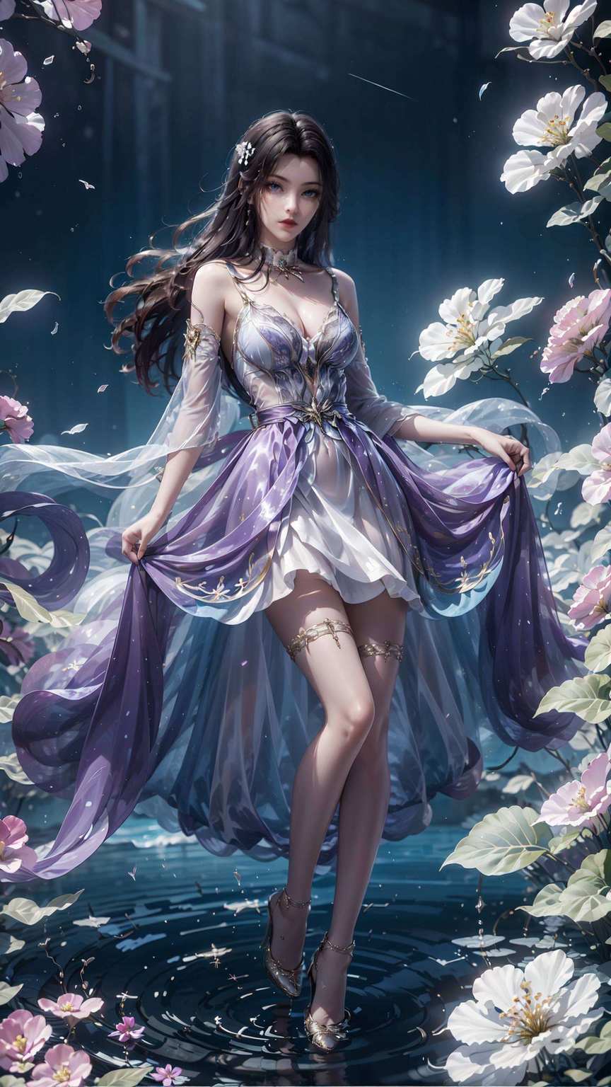不仅展现了她的玄幻气质令人一见倾心