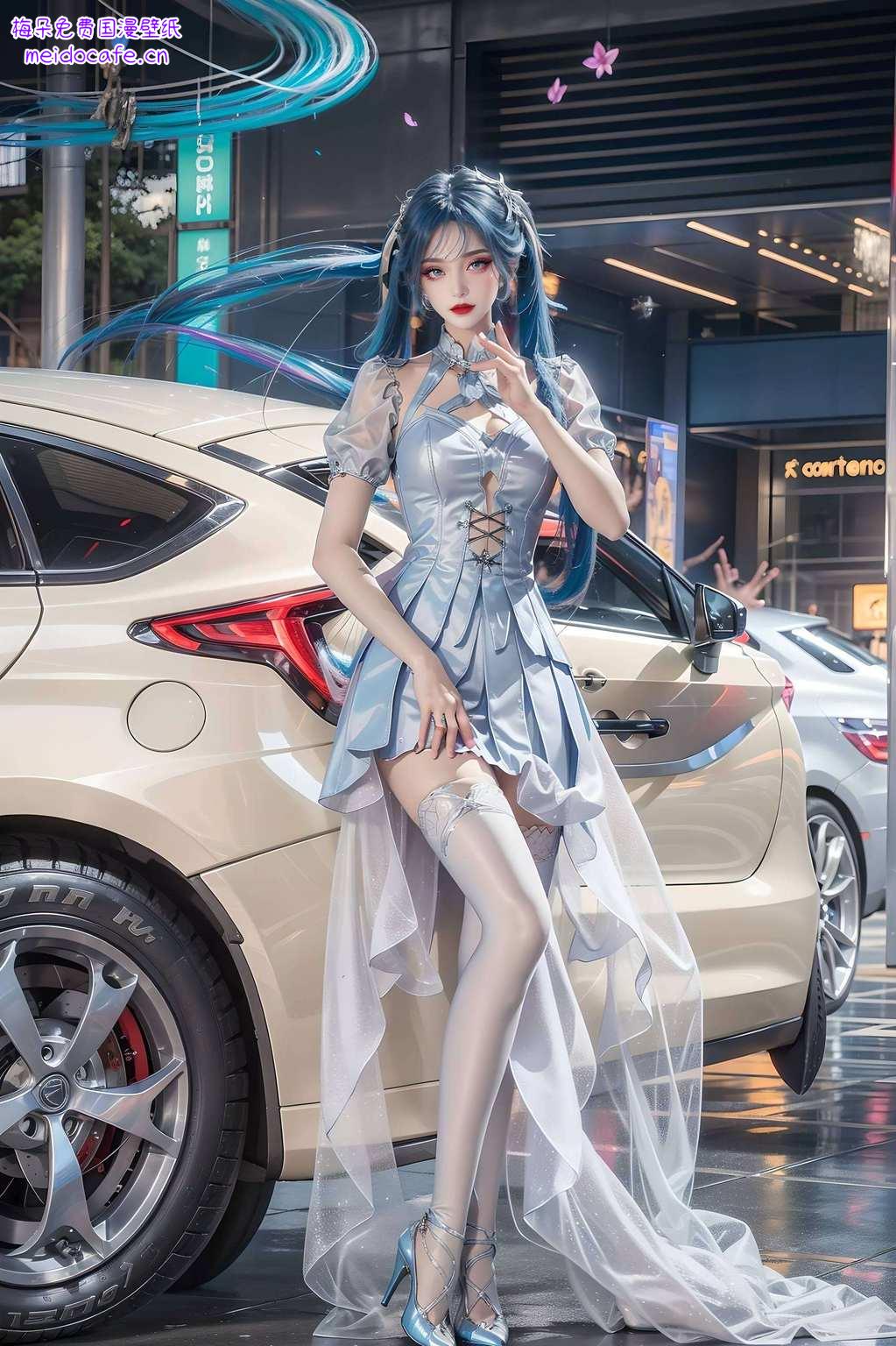 这款AI生成的唐舞桐之神界传说宽屏壁纸可是从《绝世唐门》里跳出来的大美女哦！她不仅身姿曼妙