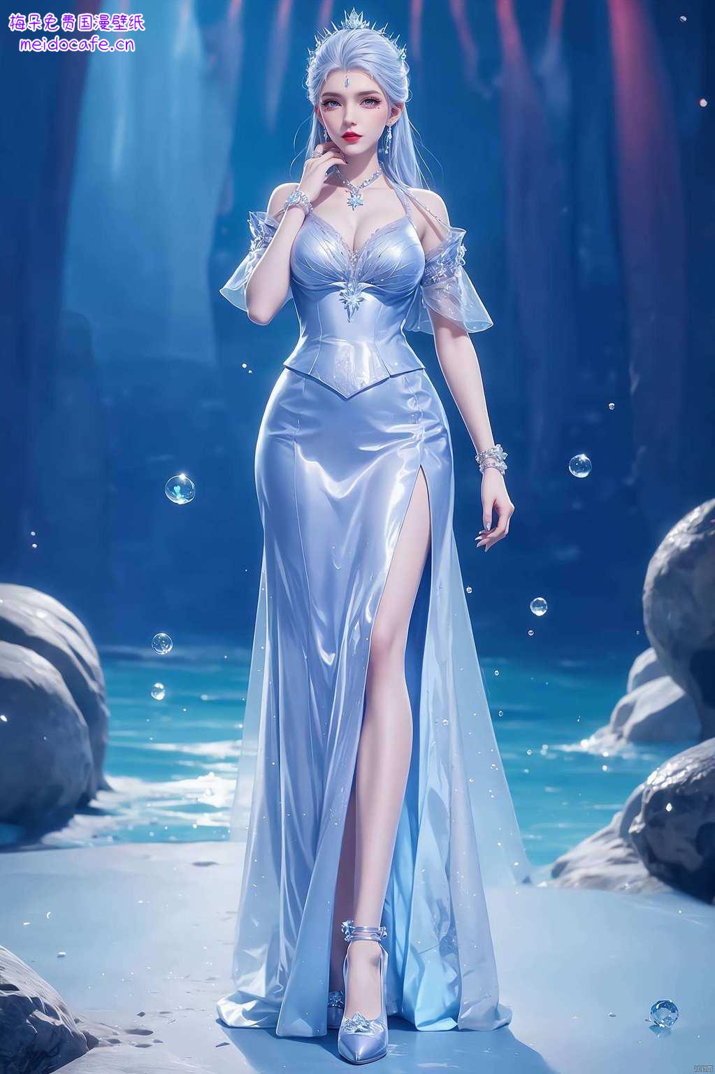 国漫界的绝美佳丽舞动冰雪之力